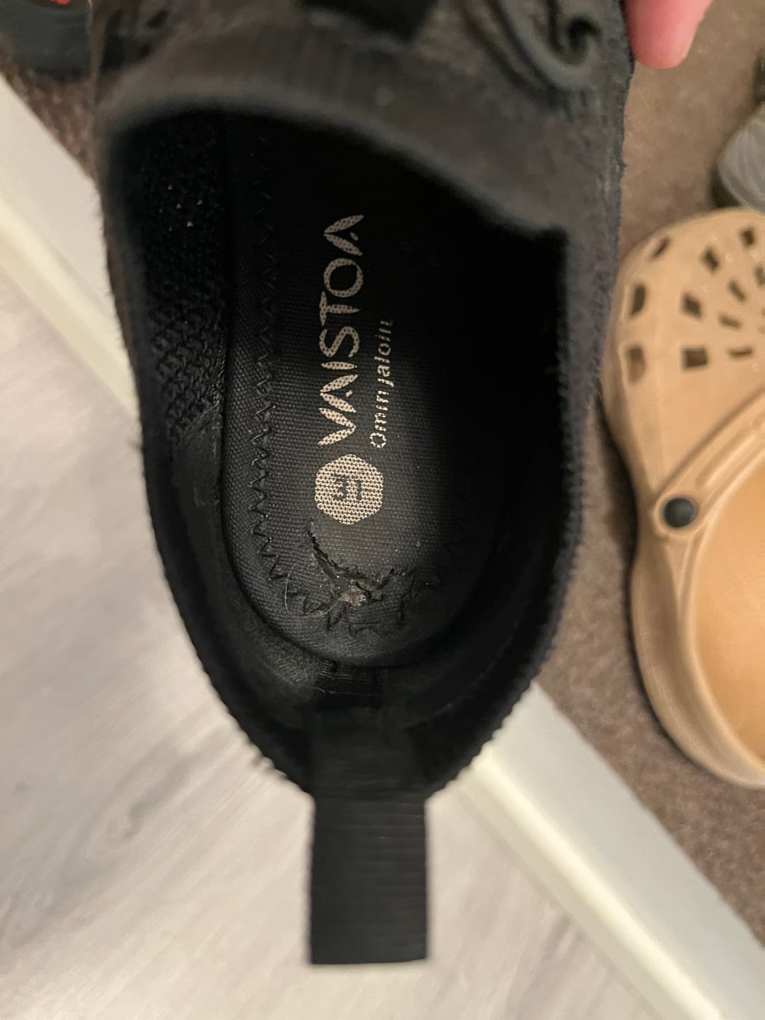 Customer photo review of Vaistoa Riemu lasten paljasjalkakengät