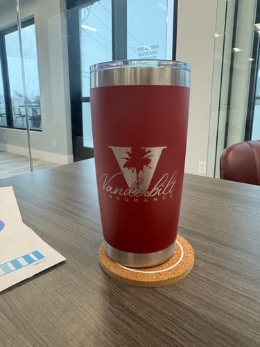 Customer photo review of Bundle (6) Custom Laser Engraved - 20oz Tumblers