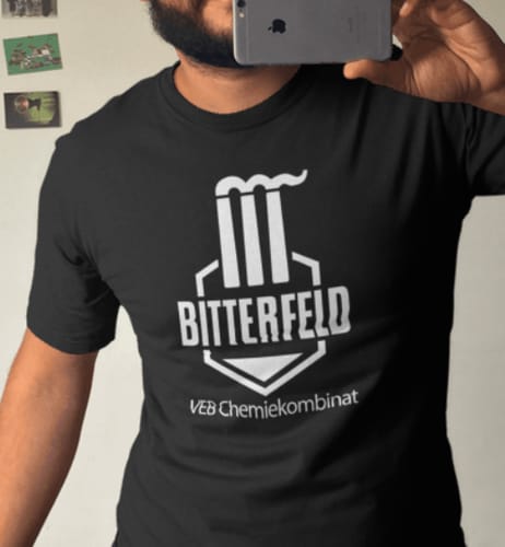 Customer photo review of PREMIUM SHIRT UNISEX • VEB CHEMIEKOMBINAT BITTERFELD