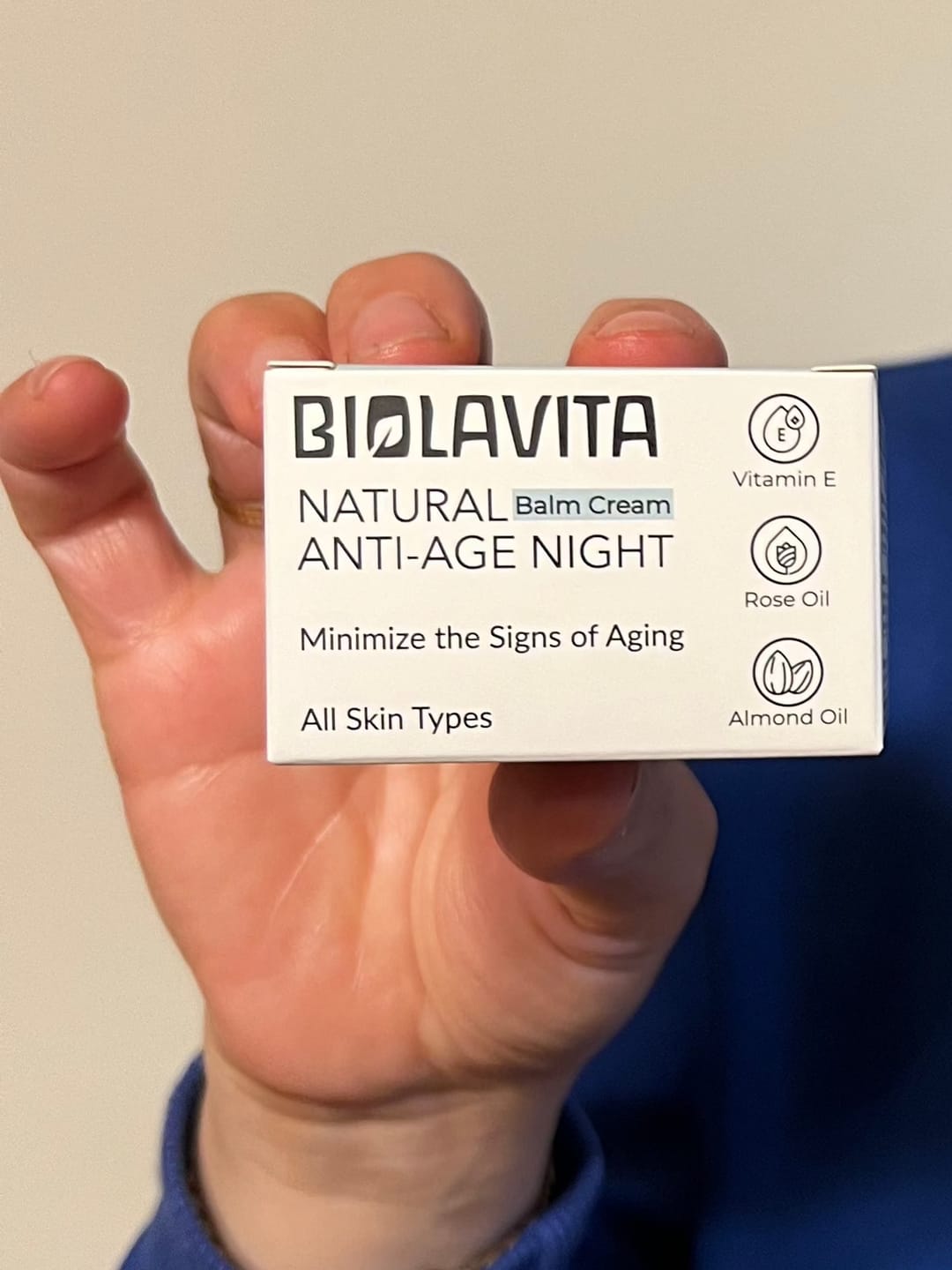 Customer photo review of Natural Anti – Age Night Balm Cream / 30ml (all ages)