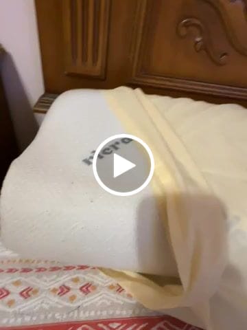 Customer video review of Contour Memory Foam Long Pillow suitable for Neck & Shoulder Pain