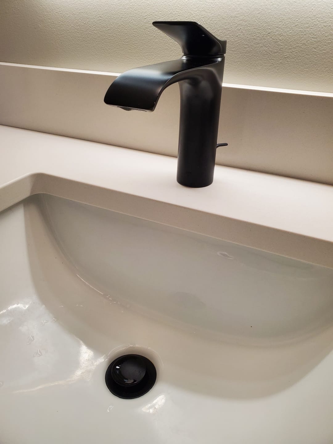 Customer photo review of Bridgeport 36" White Oak Bathroom Vanity, Right Sink