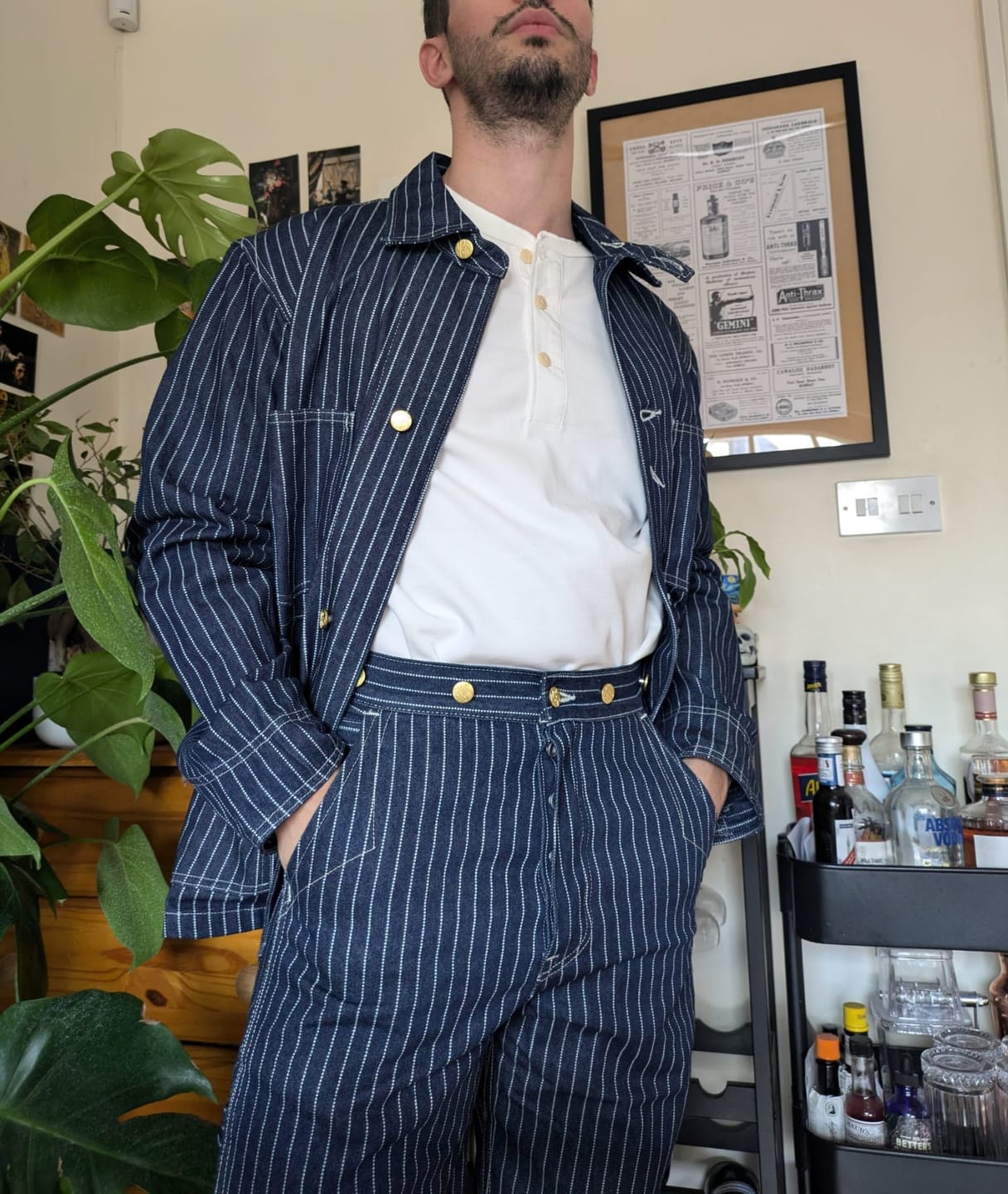Customer photo review of 1930s Wabash Railway Work Coat