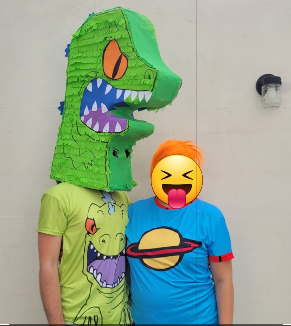 Customer photo review of Playera Pijama Reptar Oficial