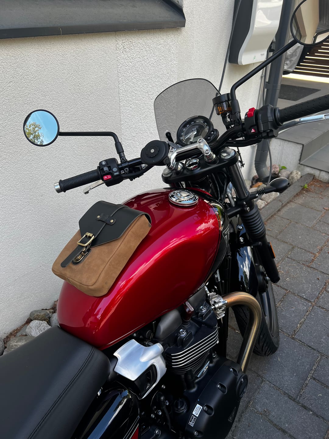 Customer photo review of tank pouch