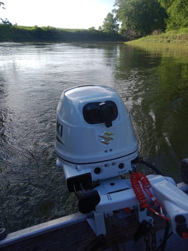 Customer photo review of Suzuki 15 HP Outboard Motor - Model DF15ASW5