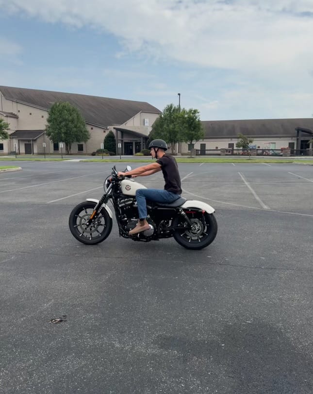 Customer photo review of World's Smallest & Lightest DOT Open Beanie Helmet - Matte Black