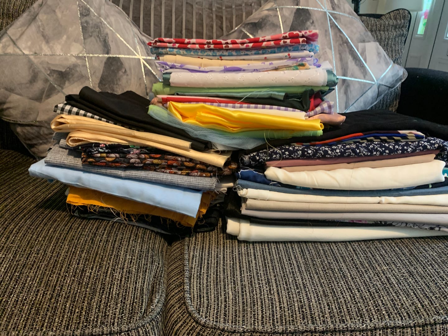 Customer photo review of Mystery Fabric Remnant Box