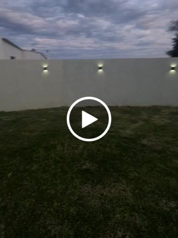 Customer video review of Pack de 2 focos led solares decorativos Luz Dual para jardin