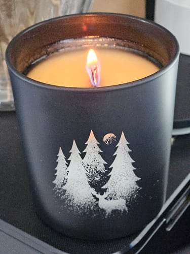 Customer photo review of Glühwein Kerze - LIMITED EDITION (🌲)