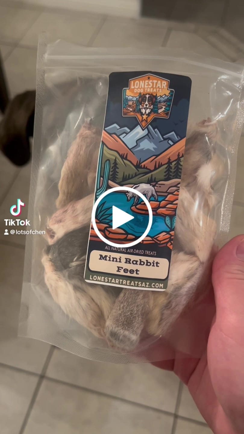 Customer video review of Mini Rabbit Feet