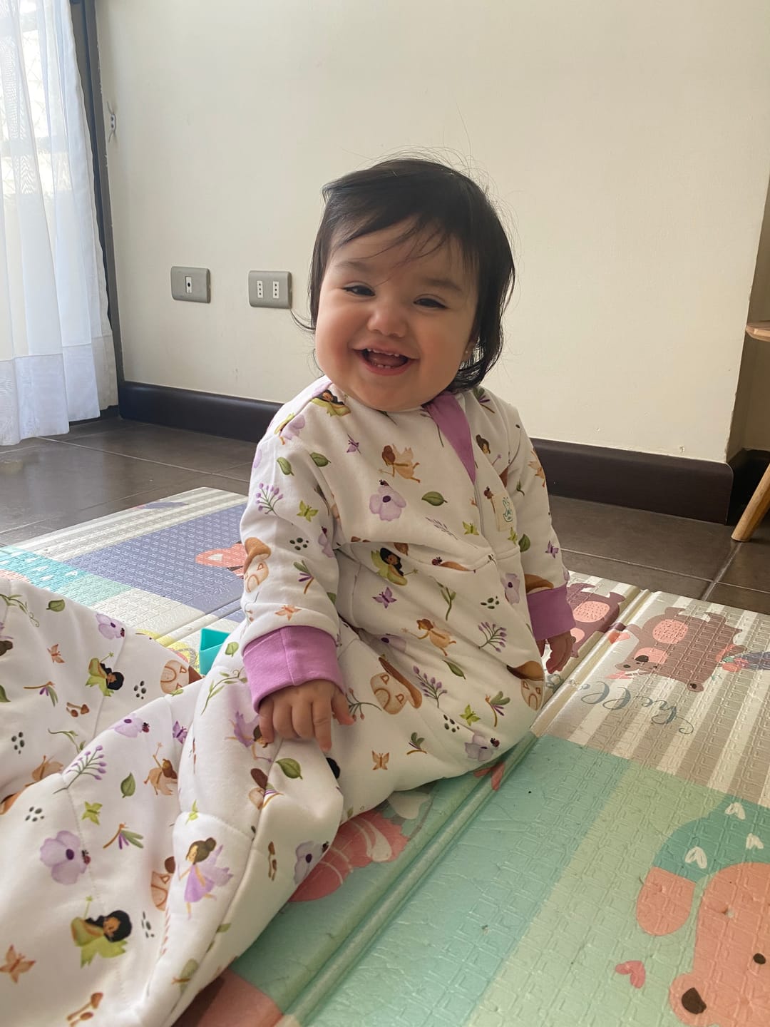 Customer photo review of Saco capullo c/manga Hadas