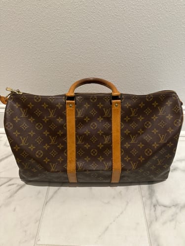 Customer photo review of Preloved Louis Vuitton Keepall 50 Monogram Duffel Bag RR722BC 061224 P