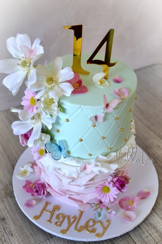 Customer photo review of PINK MINI ROSES - Freeze Dried Edible Flowers