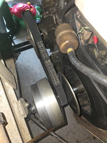Customer photo review of 42" x 15/16" Double Cogged Drive Belt for Club Car