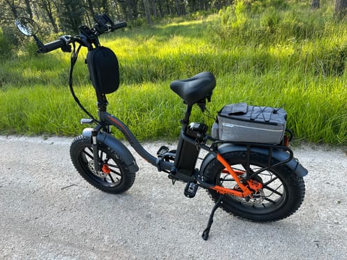 Customer photo review of Vakole Y20 Pro 20" Foldable Step-through Electric Fat Bike with 20Ah Samsung Battery Support APP