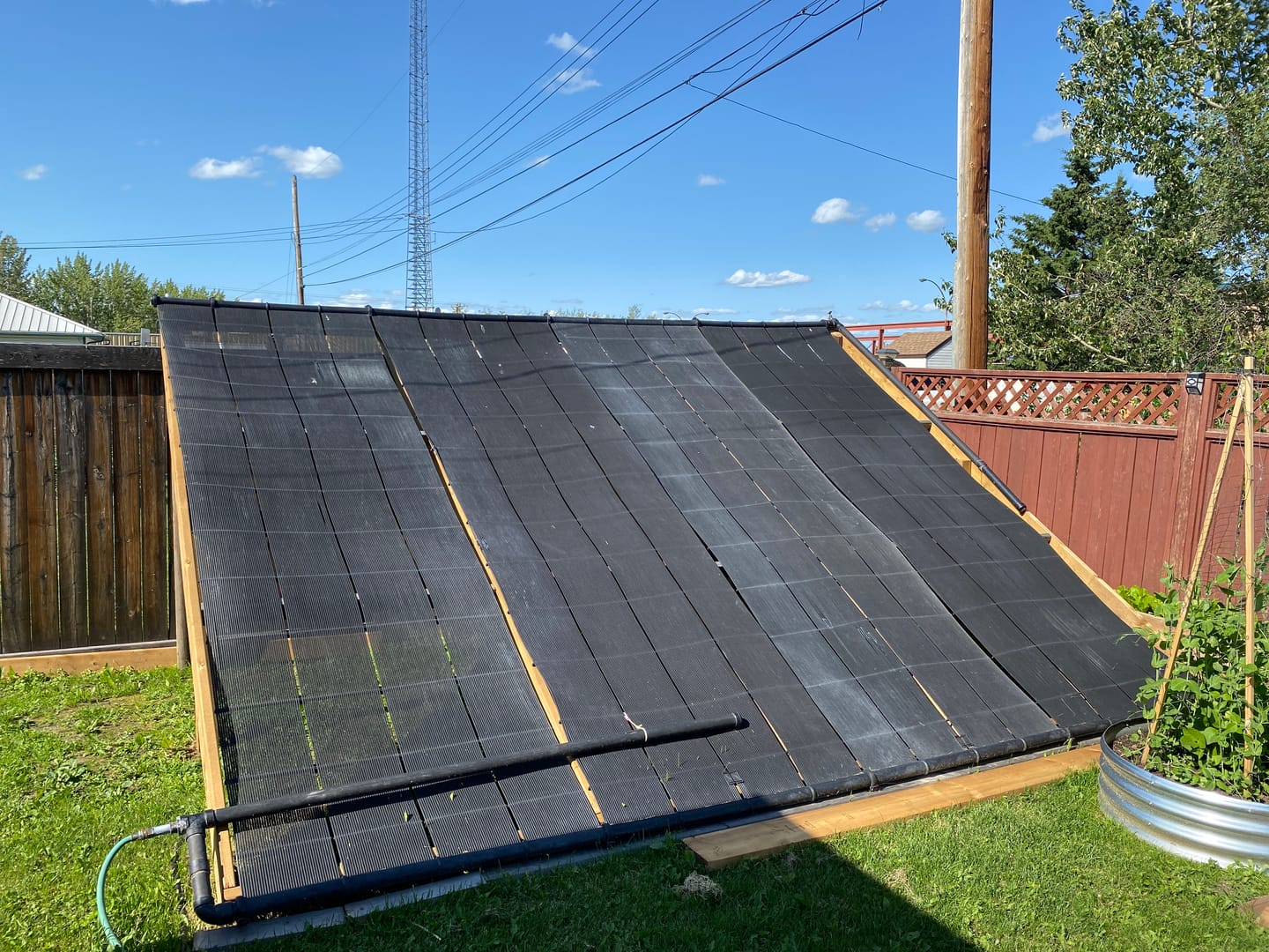 Customer photo review of Panel Clamp Assembly for Heliocol, SwimJoy & SwimLux Solar Pool Heaters