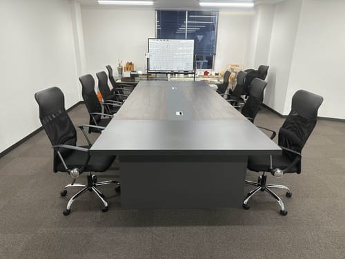 Customer photo review of Large Conference Table Long Table Rectangular Office Negotiation Table（East Coast）