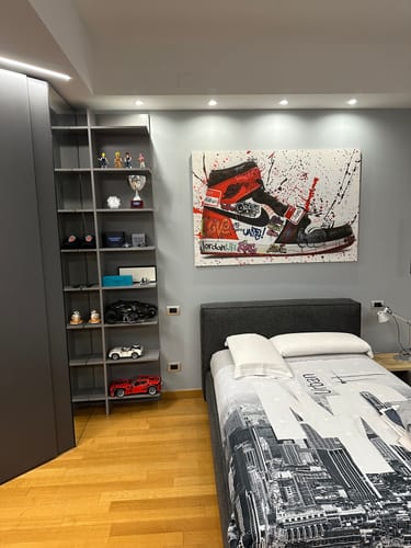 Customer photo review of Sneakers Graffiti