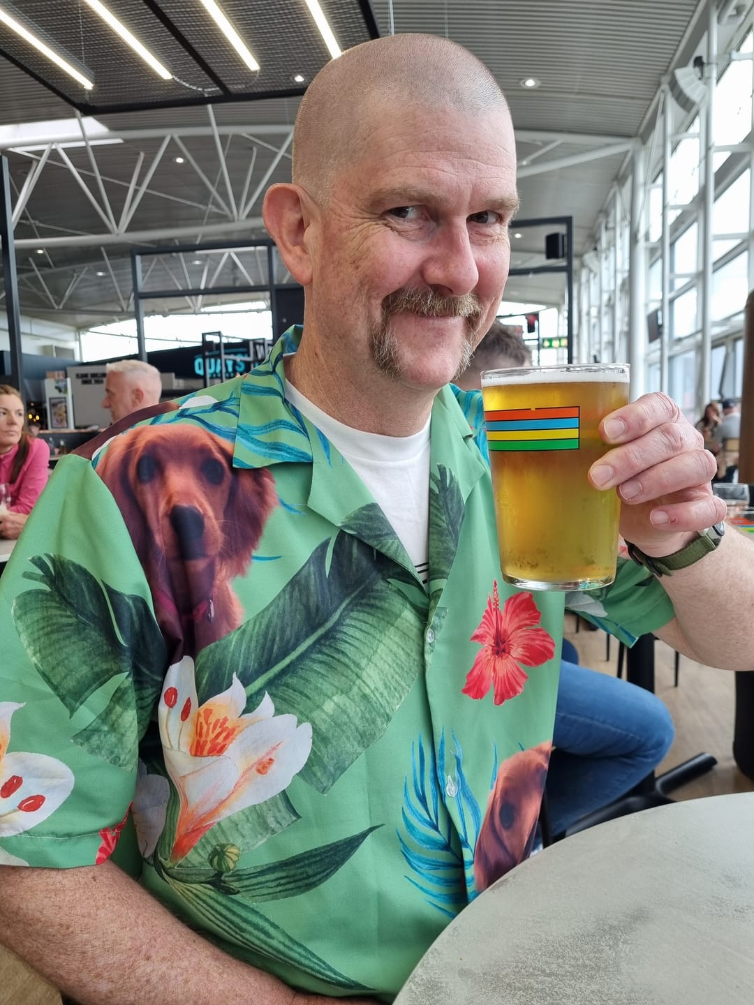 Customer photo review of Your photo - Personalised hawaiian shirt