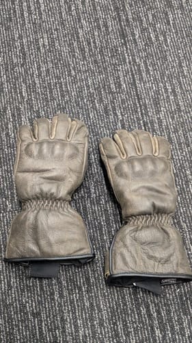 Customer photo review of GEN 2 'The Original' Double Length Gauntlet | Extra Long Warm Motorbike Gloves | Retro Brown Distressed Leather