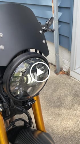Customer video review of XSR900 Headlight Kit - 2022+