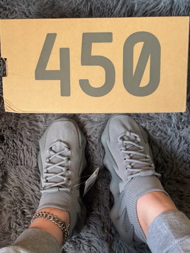 Customer photo review of adidas Yeezy 450 "Stone Grey" - Men's