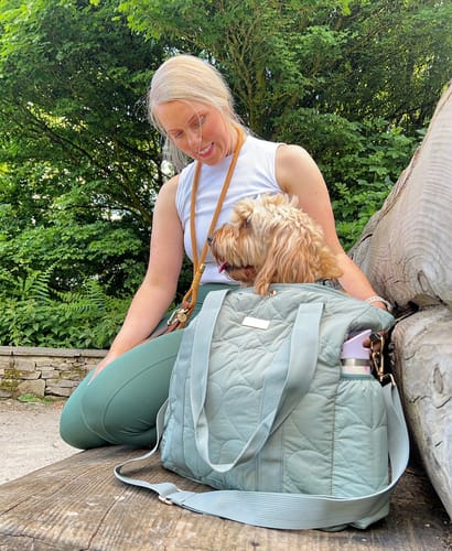 Customer photo review of Tote Bag - Sage Green