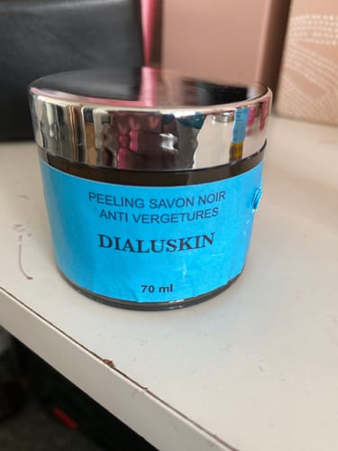 Customer photo review of Peeling savon noir anti vergetures