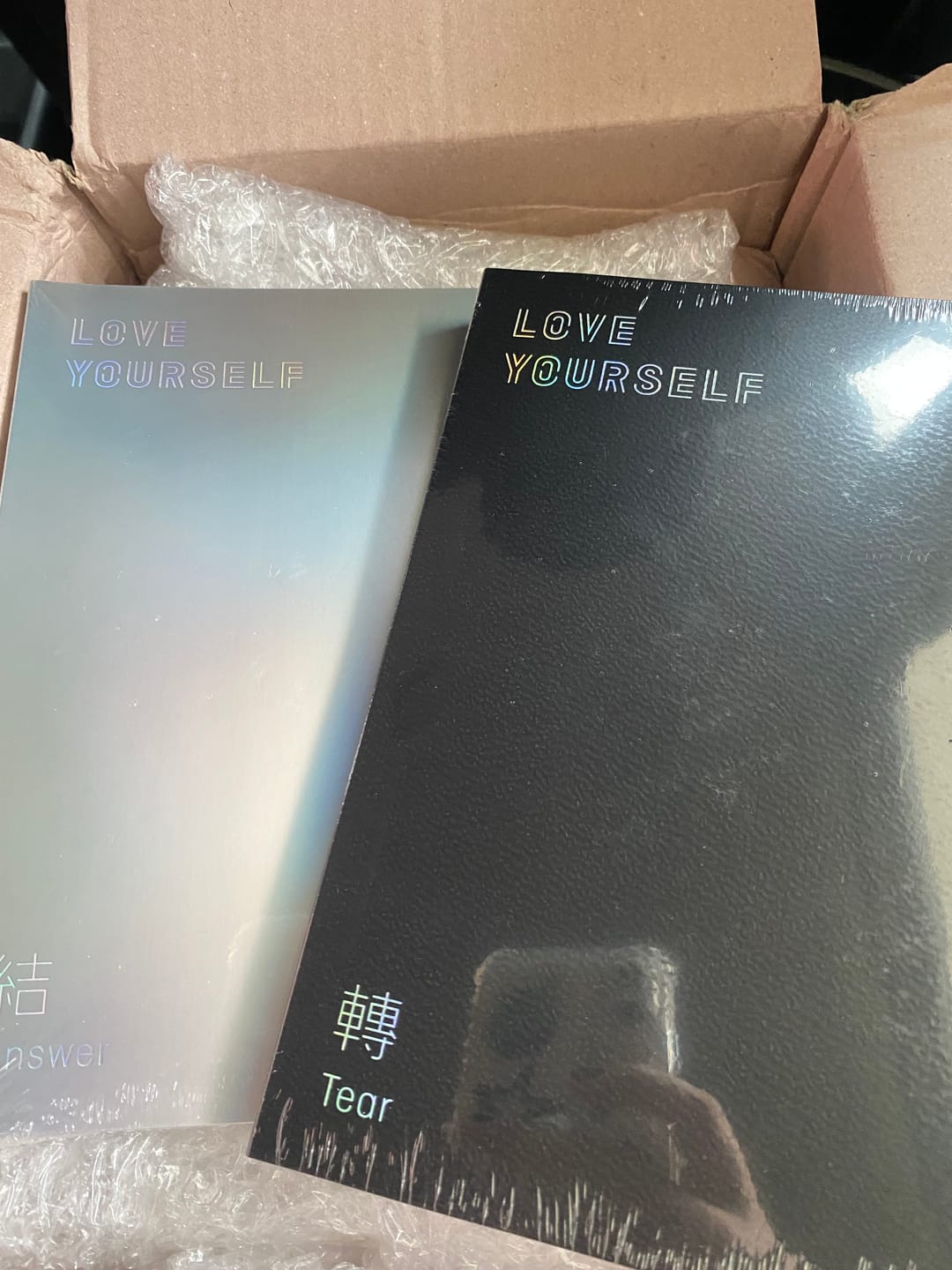 Customer photo review of BTS - REPACKAGE ALBUM LOVE YOURSELF 結 ANSWER