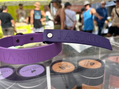 Customer photo review of Amethyst Collar