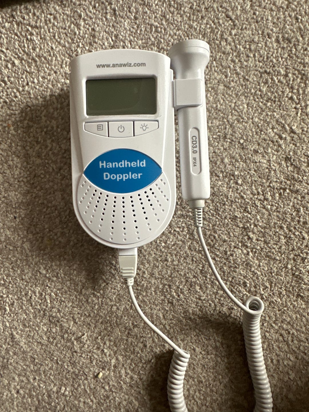 Customer photo review of Fetal Doppler with LCD Display