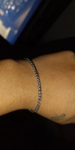 Customer photo review of WHEAT BRACELET 3MM