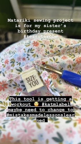 Customer photo review of Size Me Size You | 6 Sew-in Labels