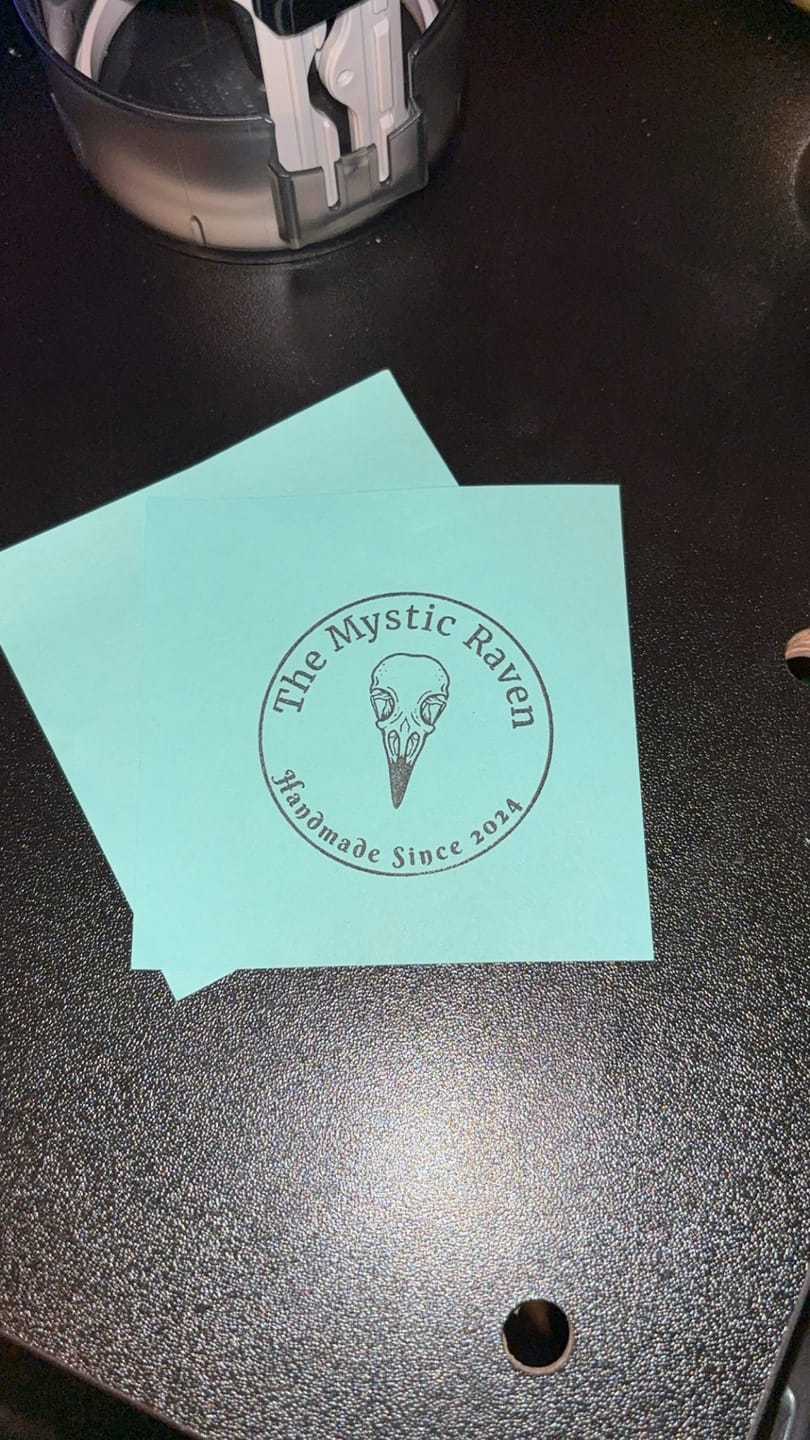 Customer photo review of Self-Inking Stamp