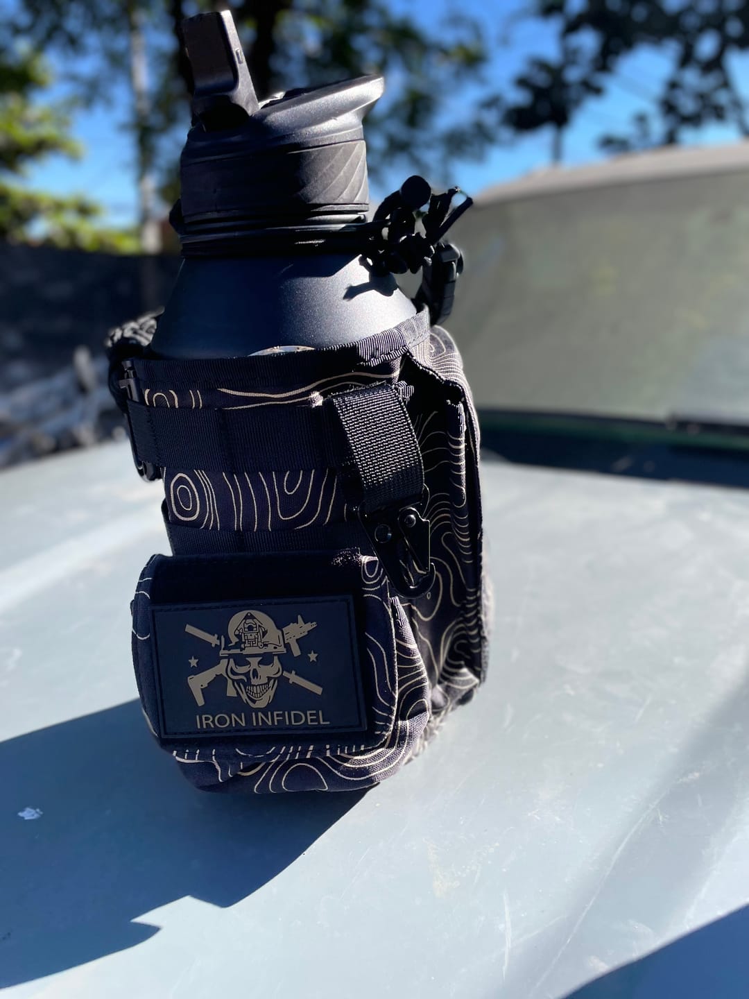Customer photo review of Battle Bottle Sleeves - 64oz