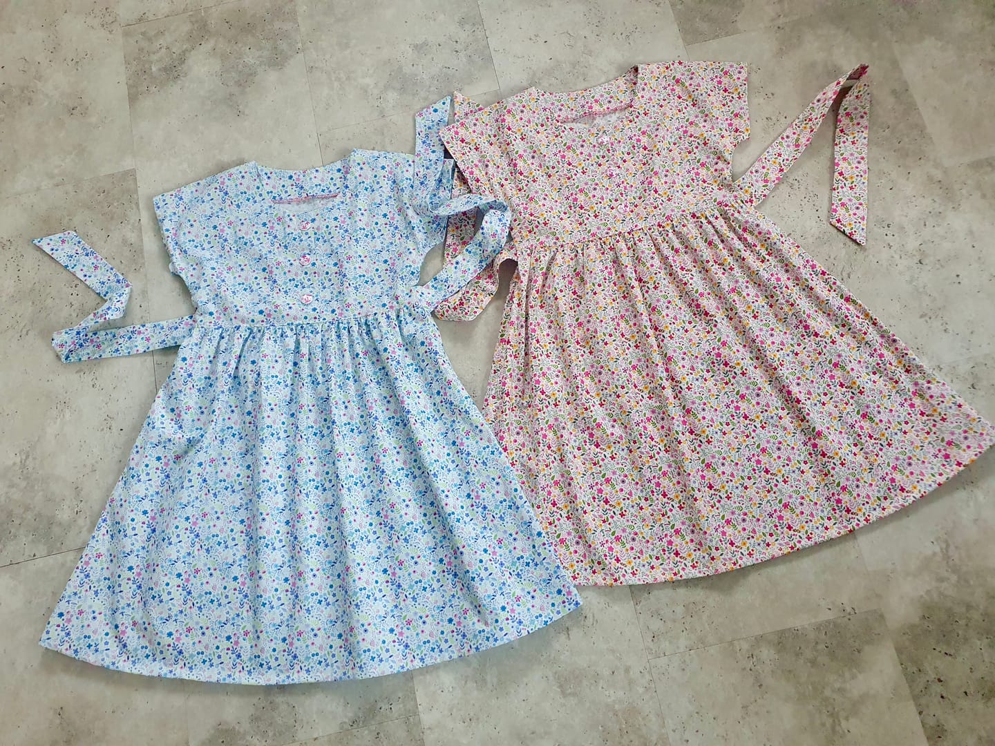 Customer photo review of Spring Floral Rose & Hubble Cotton Poplin Fabric