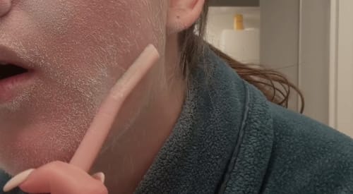 Customer photo review of Hair Identifier Spray