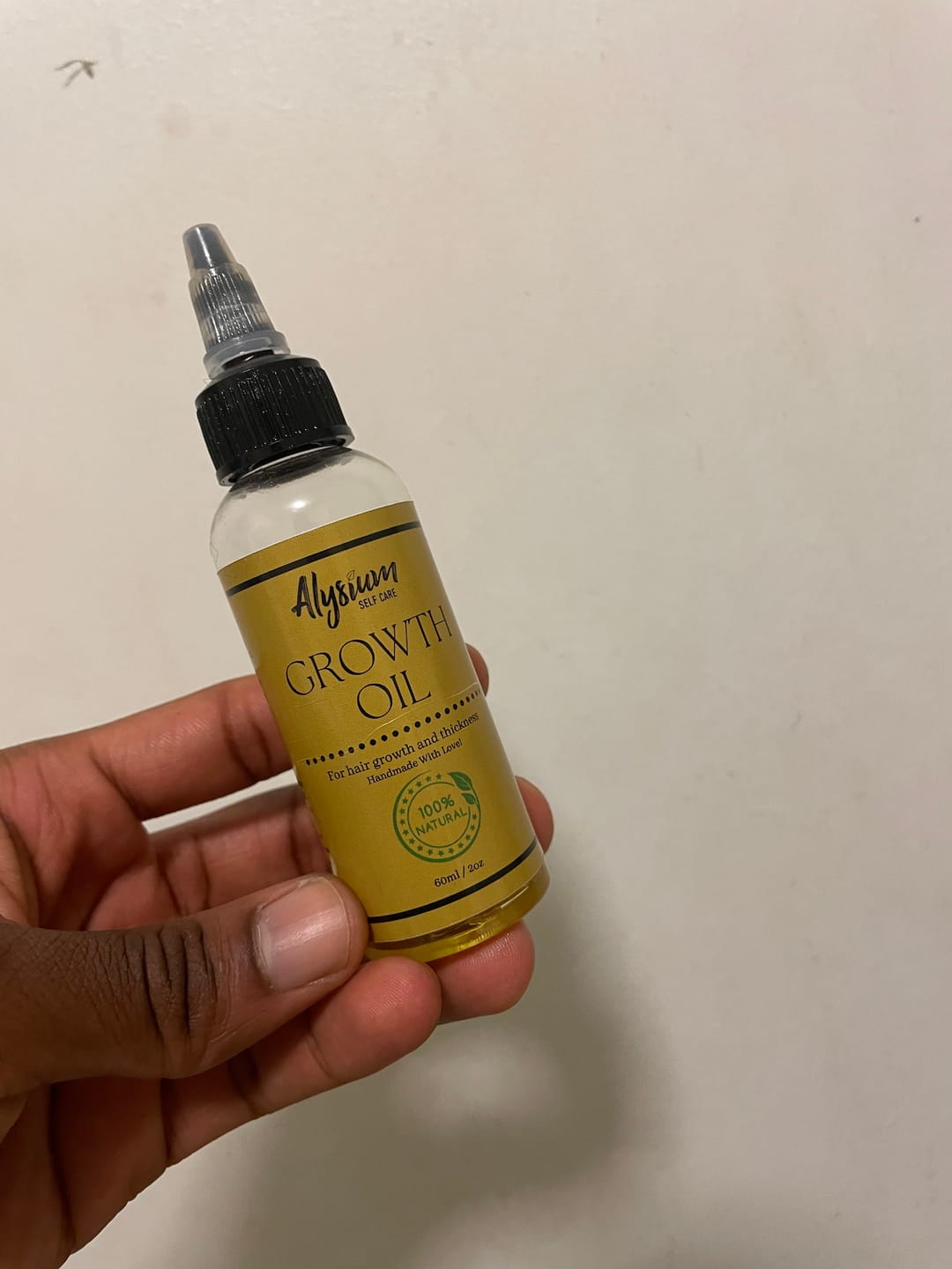 Customer photo review of 100% Natural Hair Growth / Thickening Oil