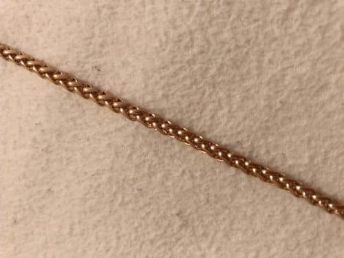 Customer photo review of WHEAT CHAIN 5MM