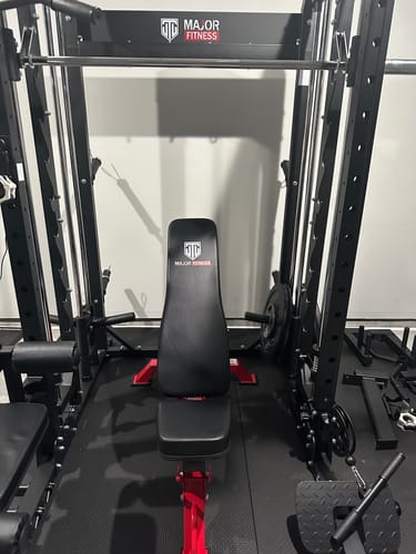 Customer photo review of Major Fitness Adjustable Bench | 1300Lbs Capacity Weight Bench PLT01