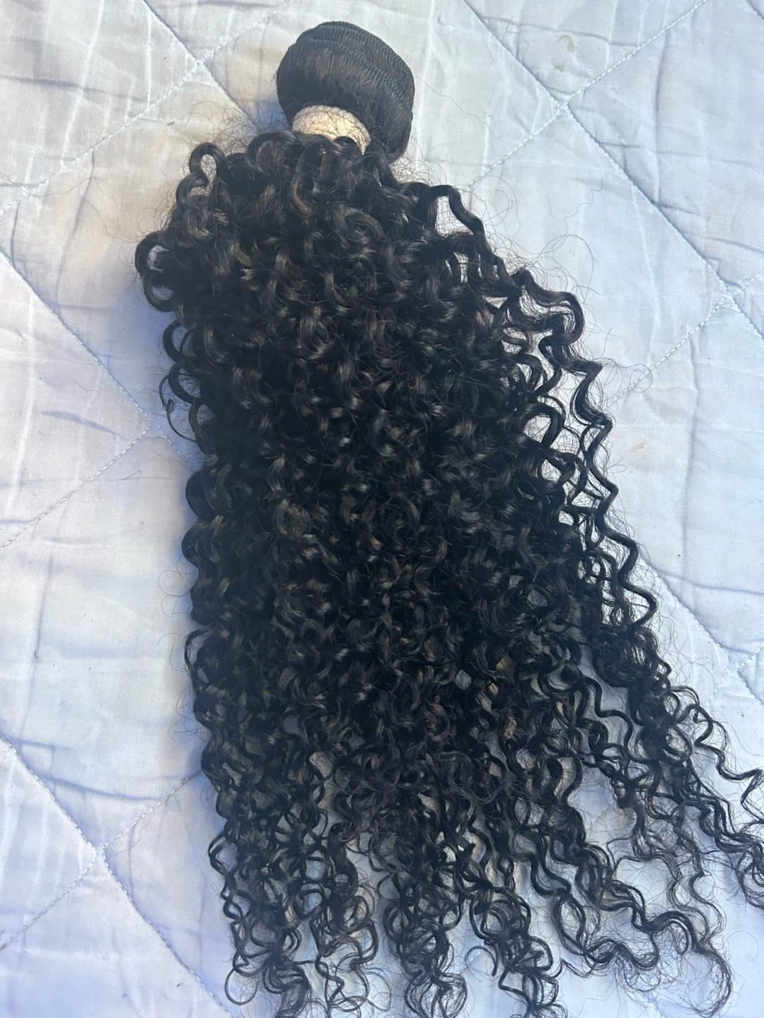 Customer photo review of JYZ Deep Wave Tape in Hair Extensions Natural Tape on Hair Extensions Jet Black Real Human Hair Invisible Tape Hair for Women