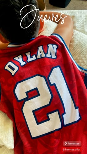Customer photo review of Costa Rica Custom Basketball Jersey