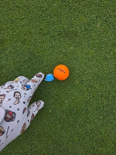 Customer photo review of Happy Faces Glove