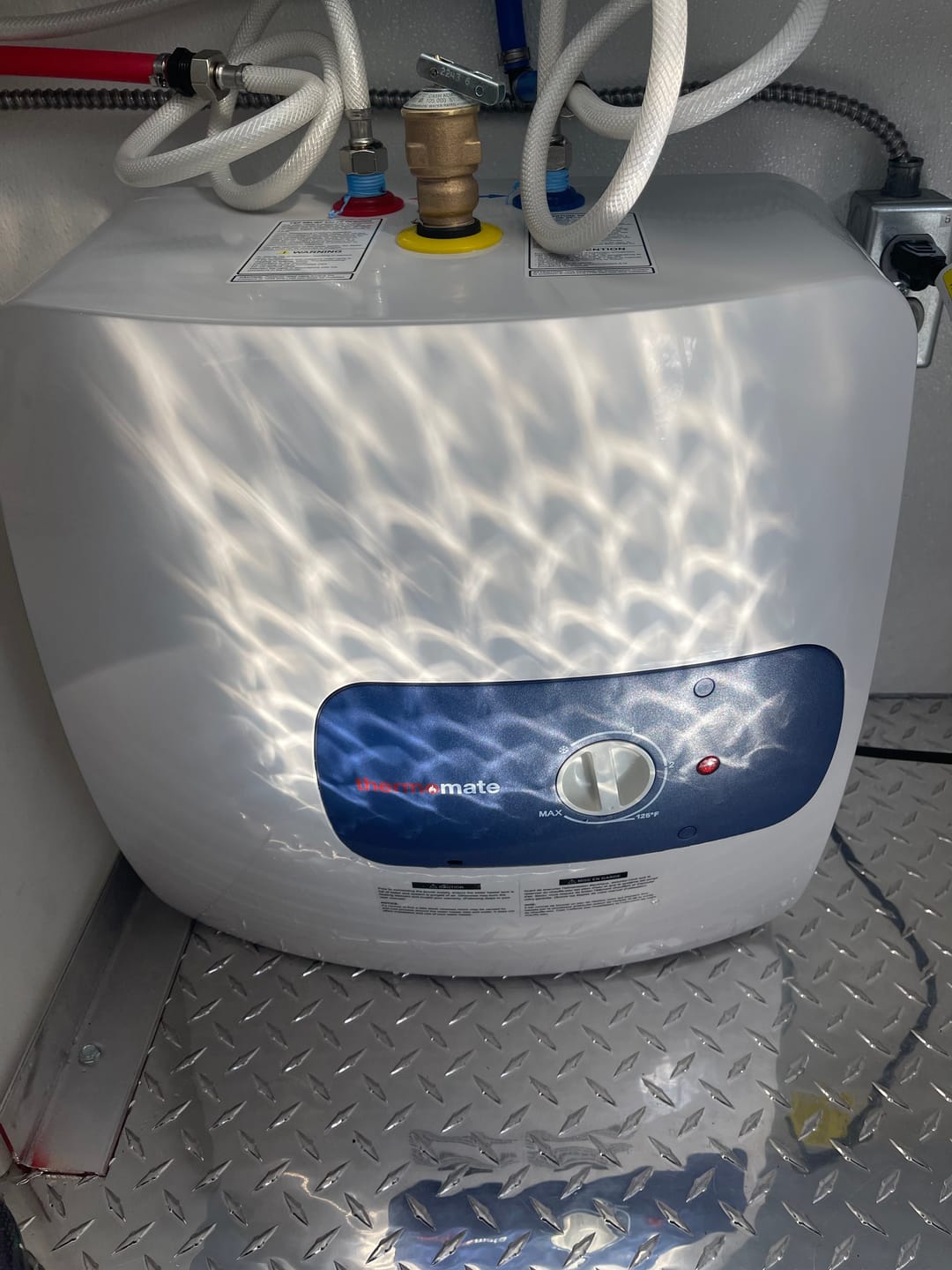 Customer photo review of Thermomate 1.3 Gallon Electric Point of Use Water Heater - 120V