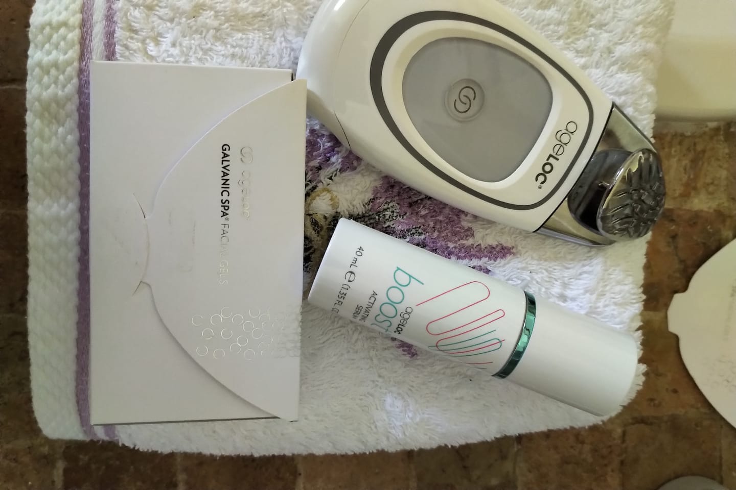 Customer photo review of ageLOC Facial Gel für Galvanic Spa 3x