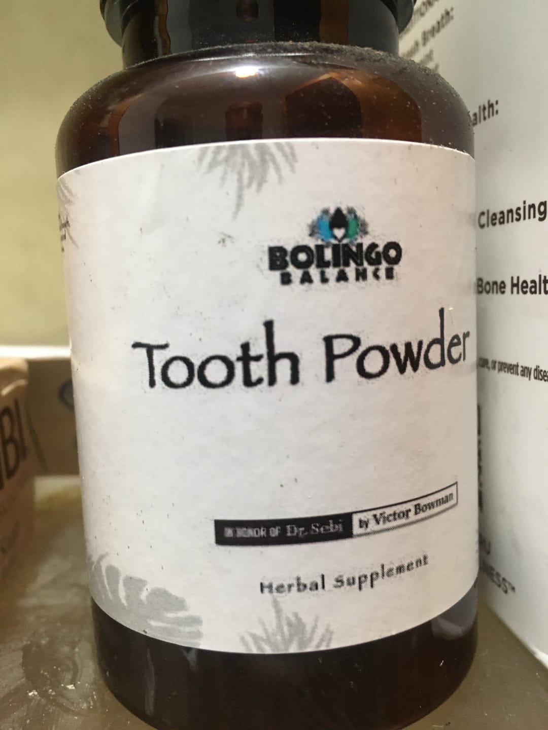 Customer photo review of TOOTH POWDER
