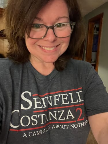 Customer photo review of Seinfeld 24 Premium Triblend Tee