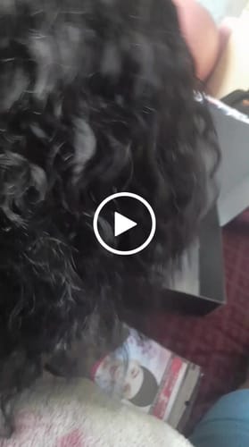 Customer video review of Brazilian 4x4 Lace Wig - Water Curl - 14"