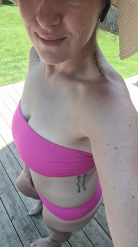 Customer photo review of 'Fearless' Bandeau Bikini Top